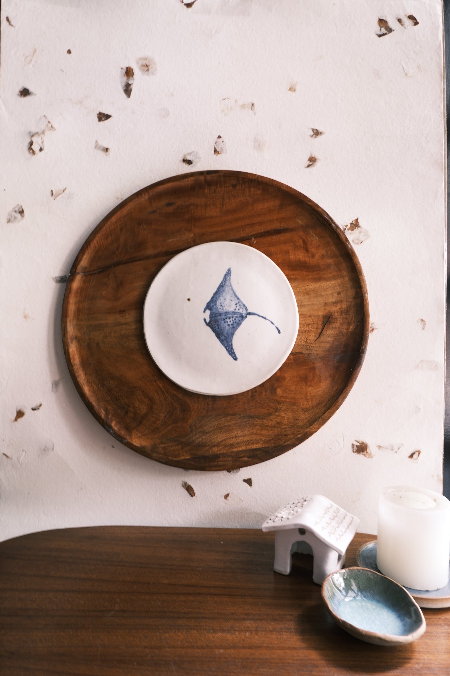 Wall Decor/Wall Plate- Sealife- Manta Ray