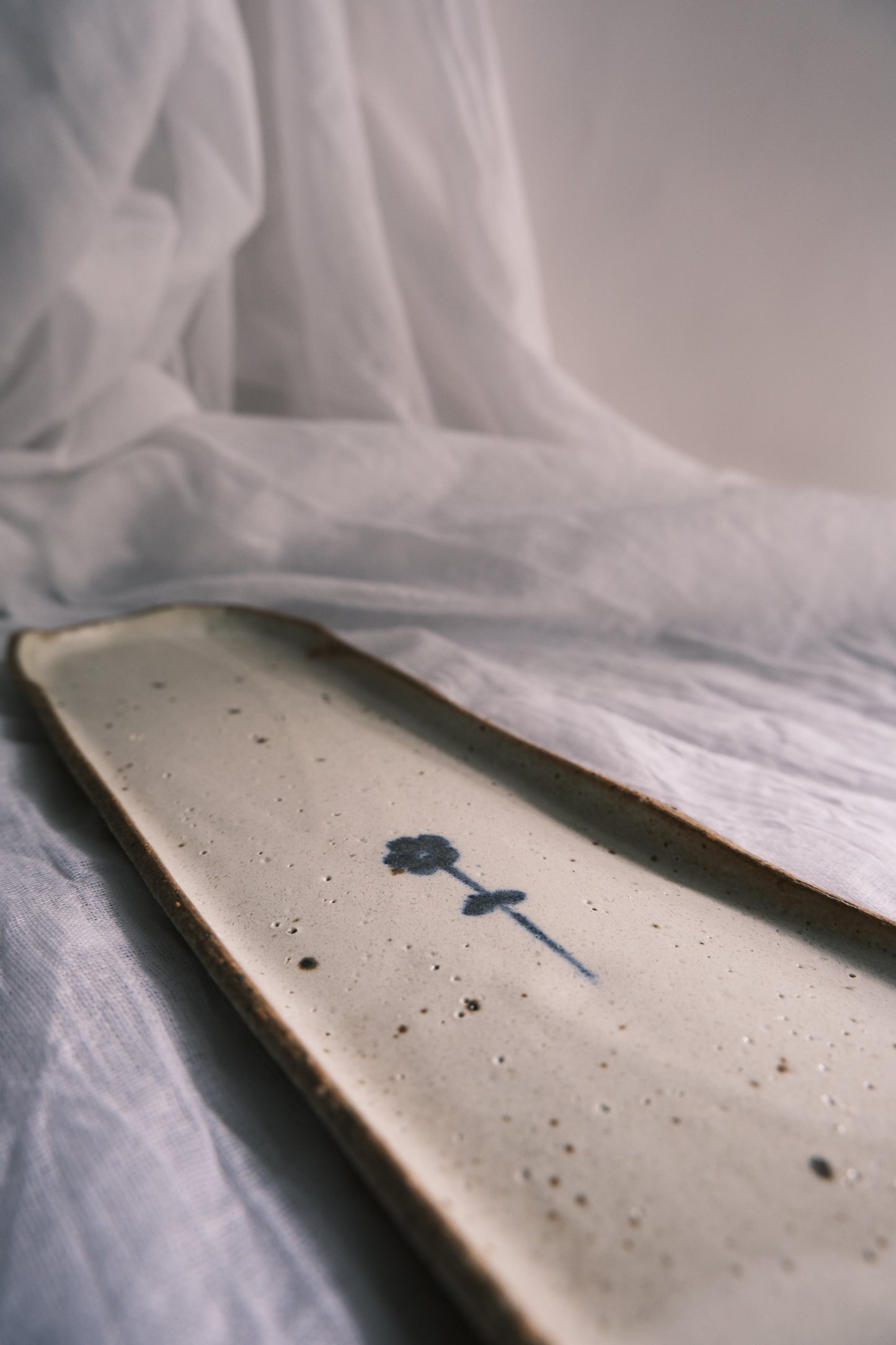 Long Dainty Tray for Serving or Keepsakes