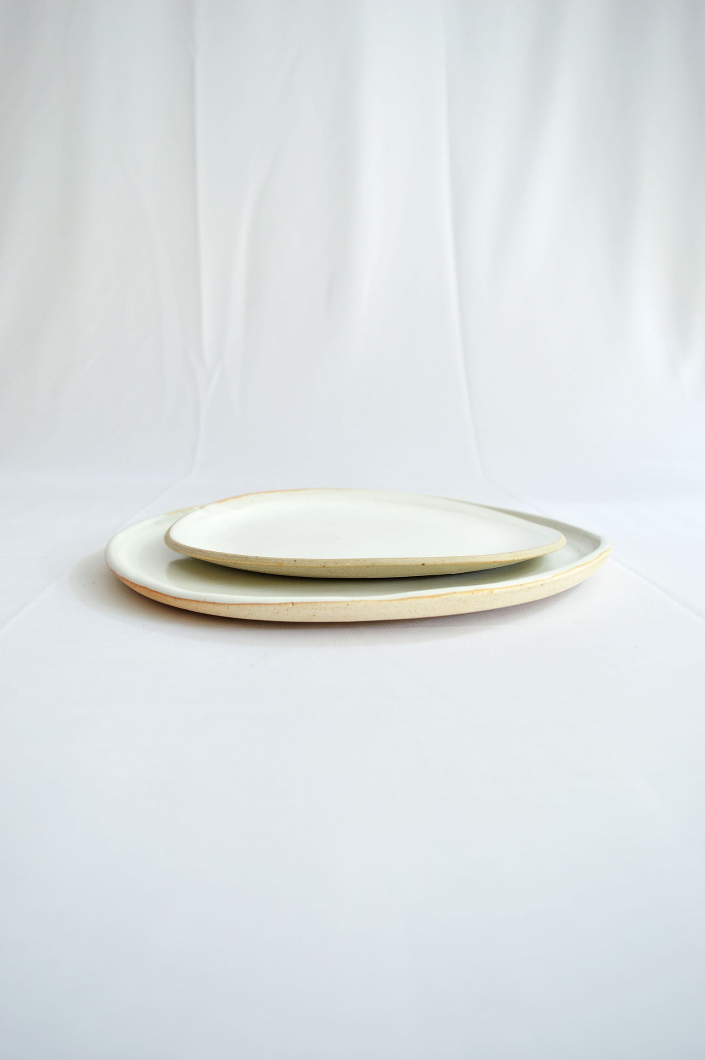 Dinner Plates 10" - Snow White Series- Set of 2