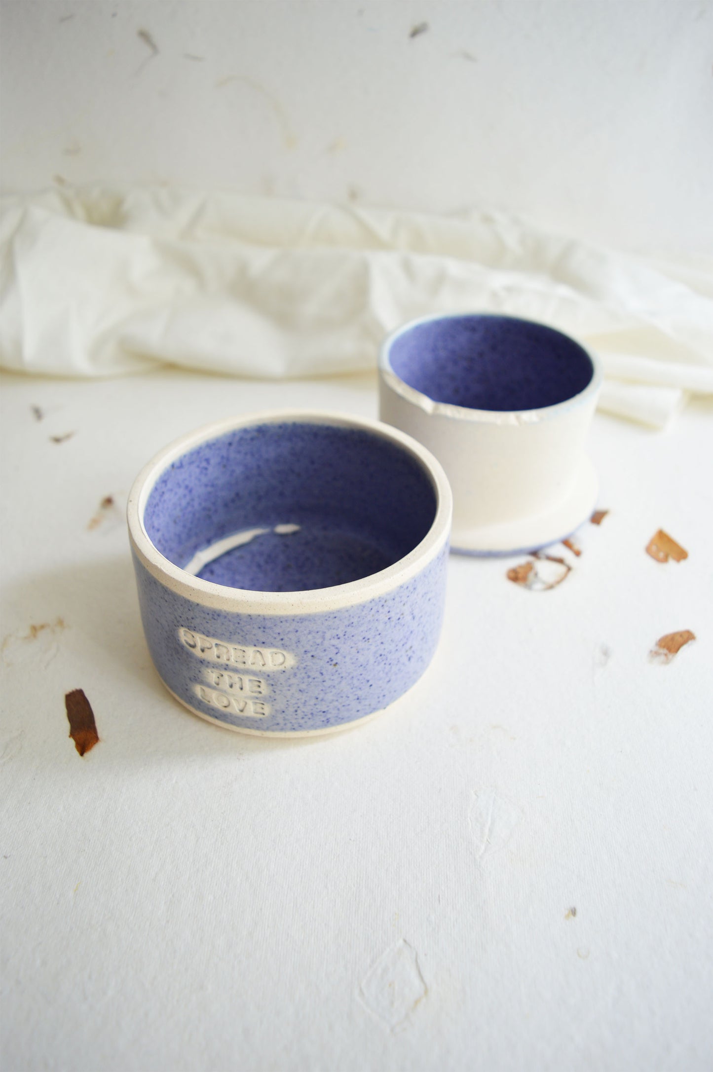 French Butter Dish- Wheel Thrown