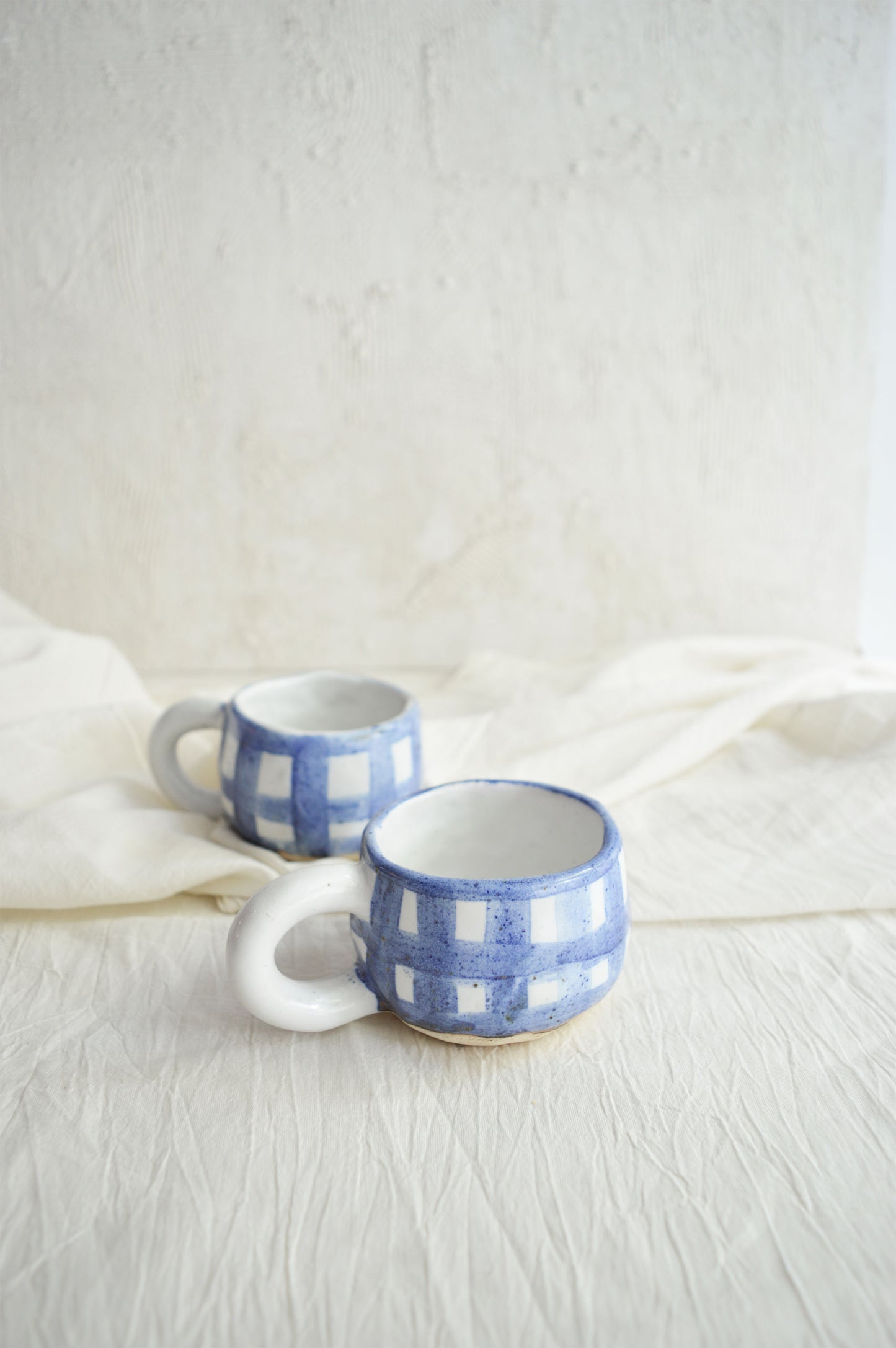 Teacups- Gingham- Set of 2