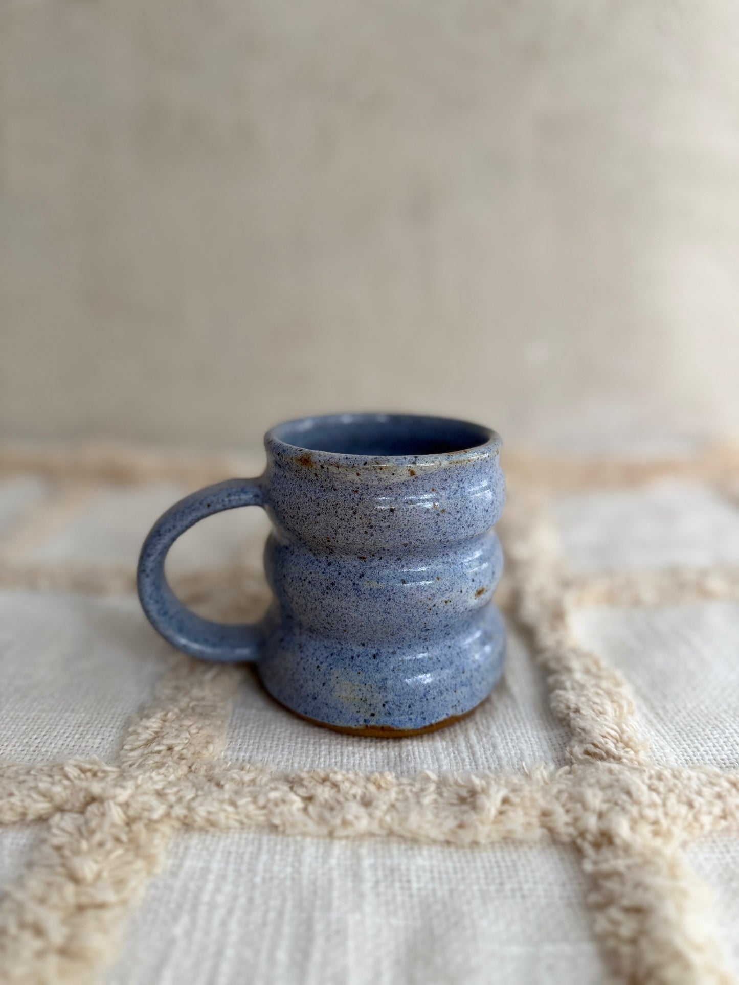 Bubble Mug- Speckled Blue