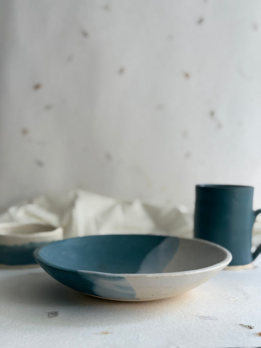 Dinner Bowl- Ocean Series- Teal