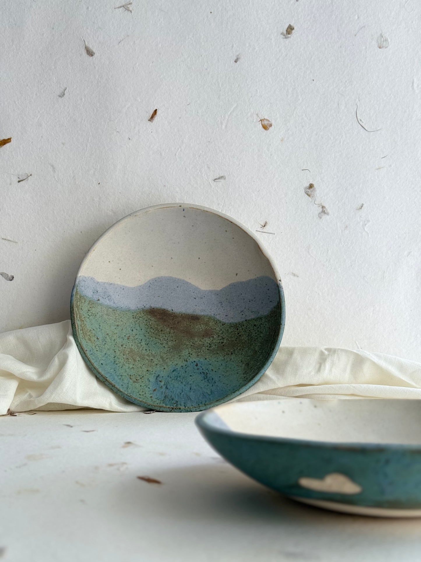 Dinner Bowl- Ocean Series- Seafoam