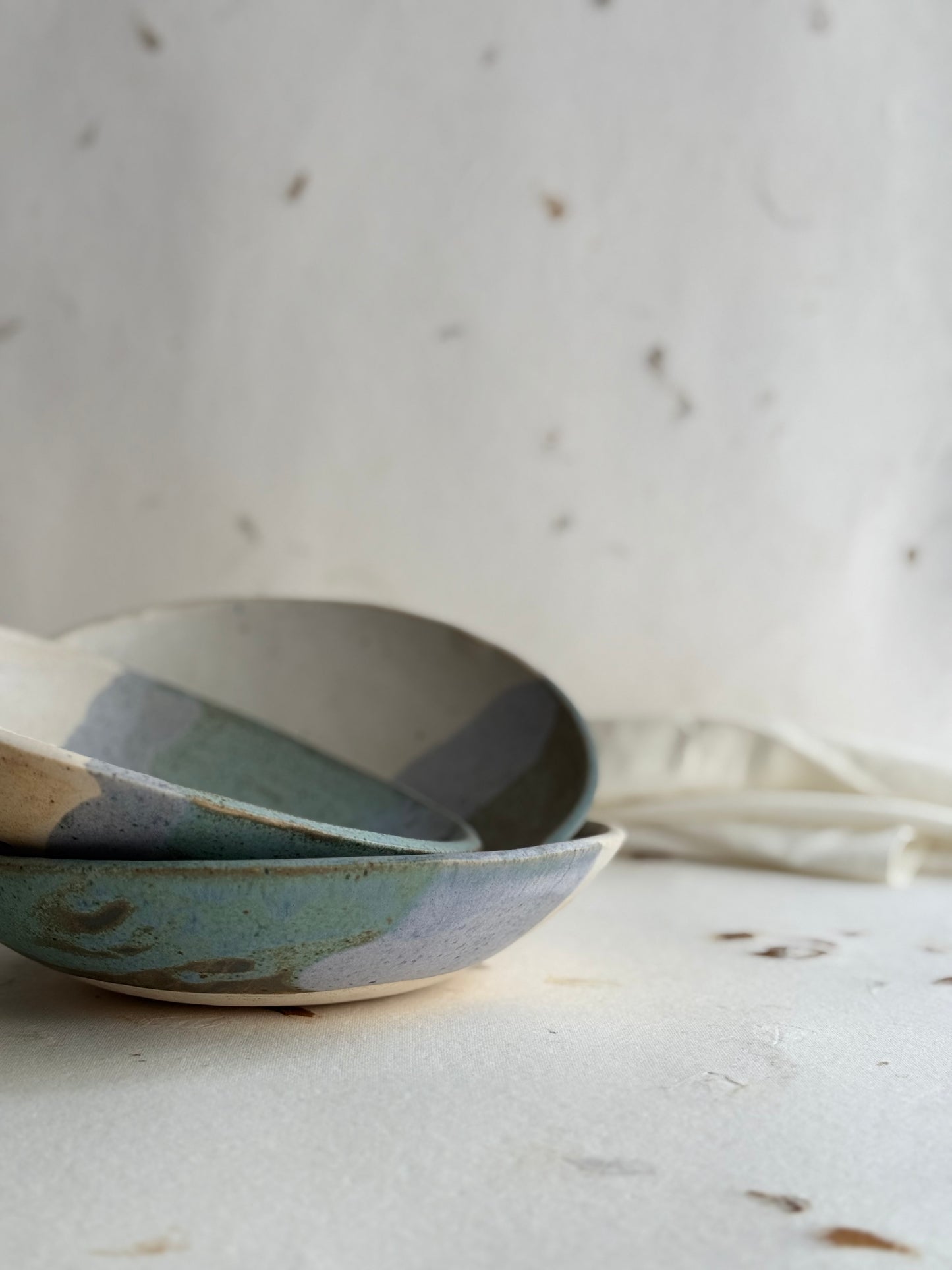 Dinner Bowl- Ocean Series- Seafoam