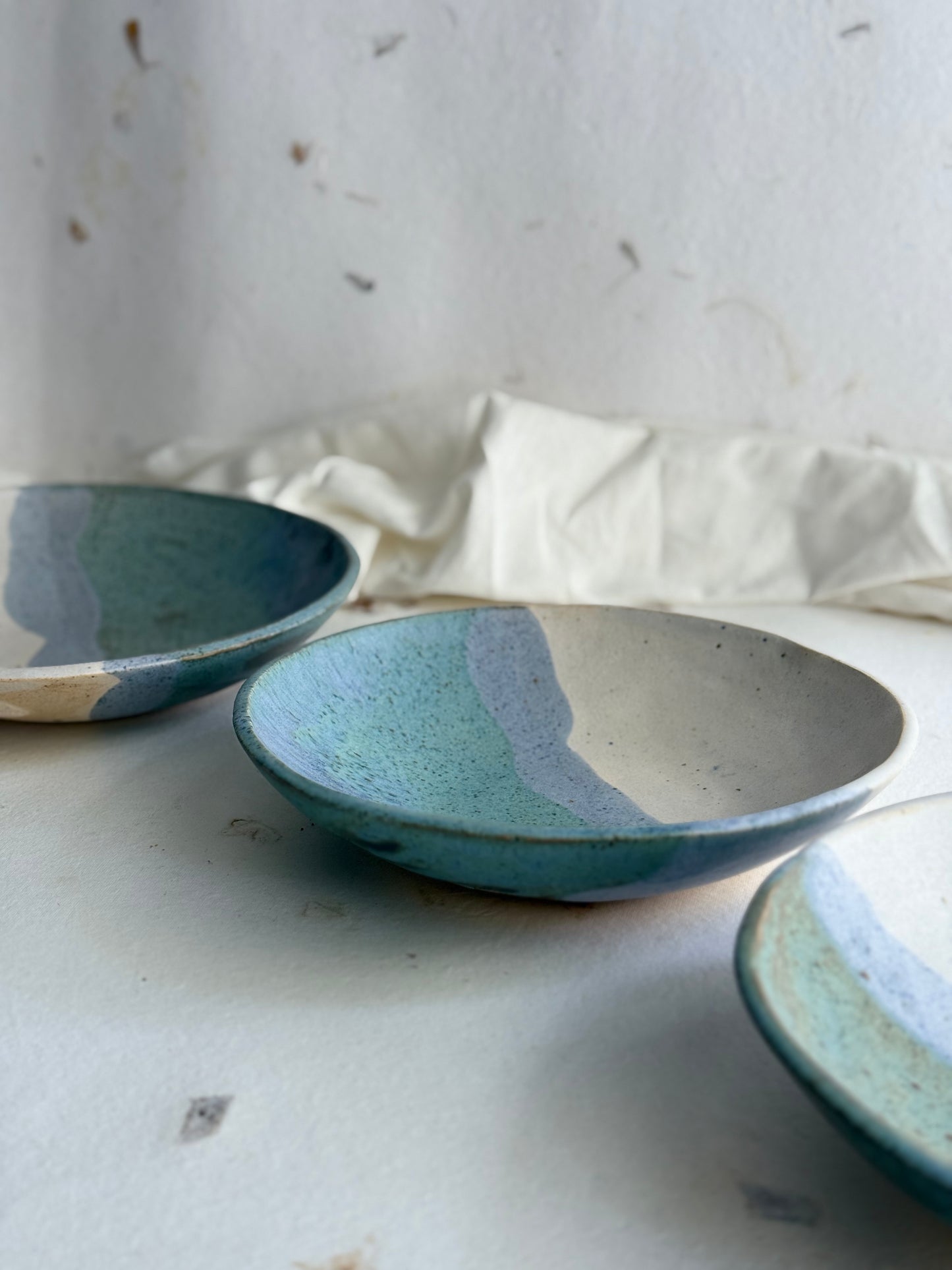Dinner Bowl- Ocean Series- Seafoam