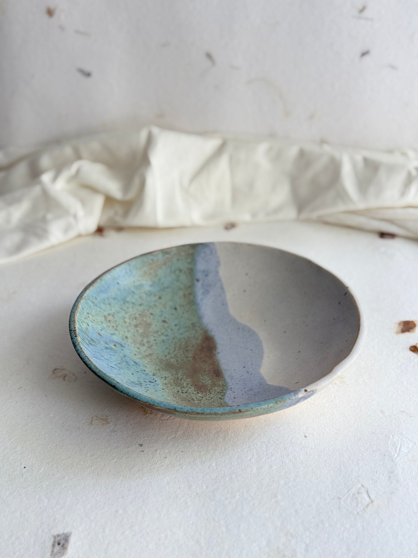 Dinner Bowl- Ocean Series- Seafoam