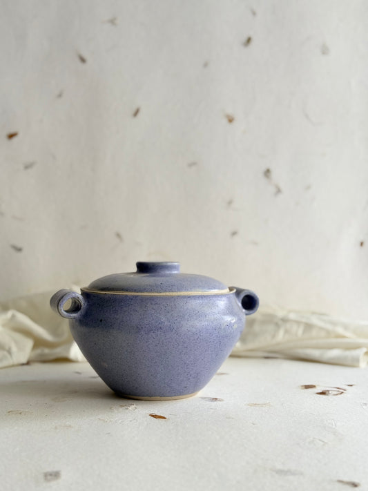 Casserole- Wheel Thrown- Lilac