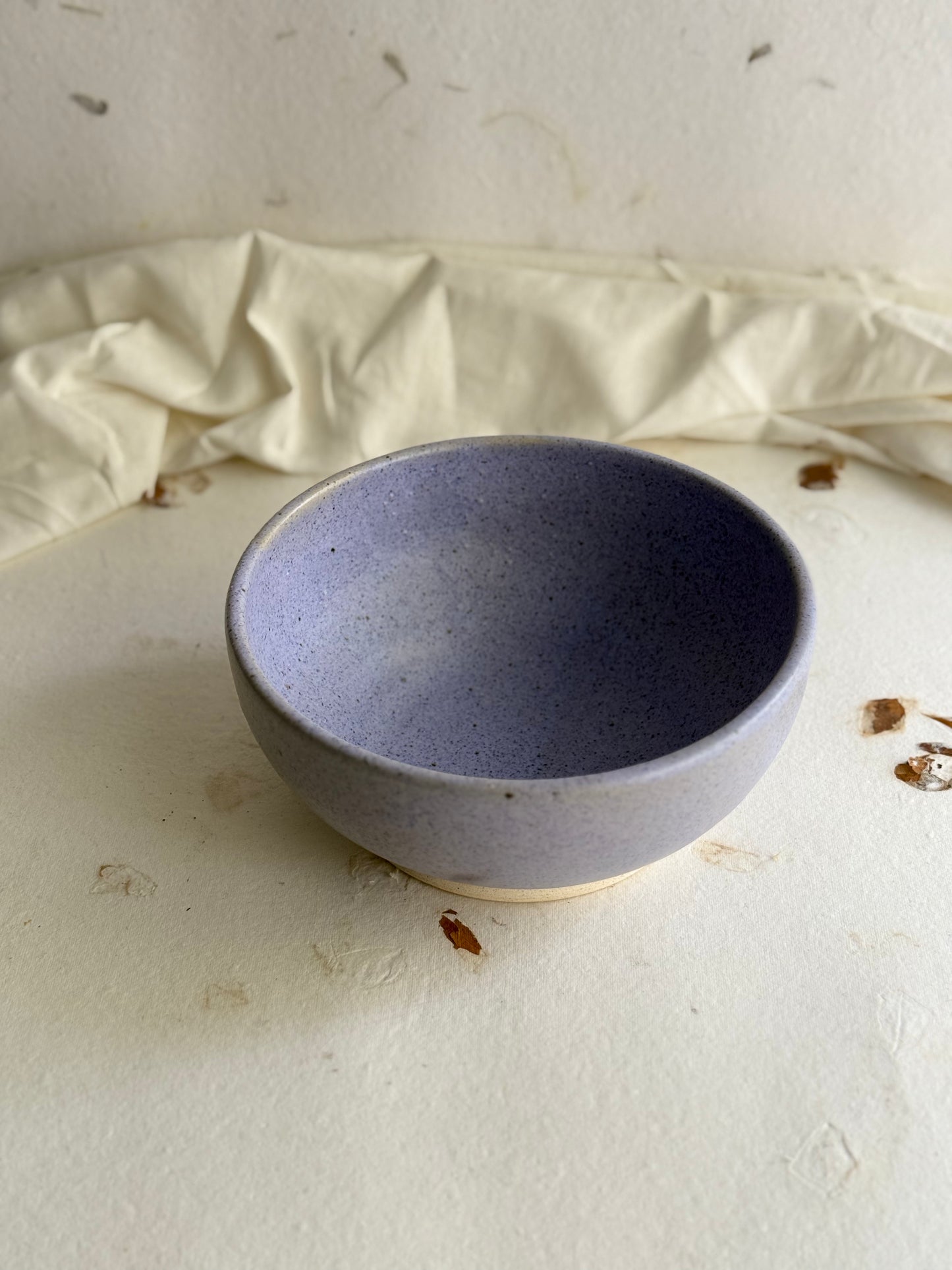 Salad Bowl- Wheel Thrown- Lilac