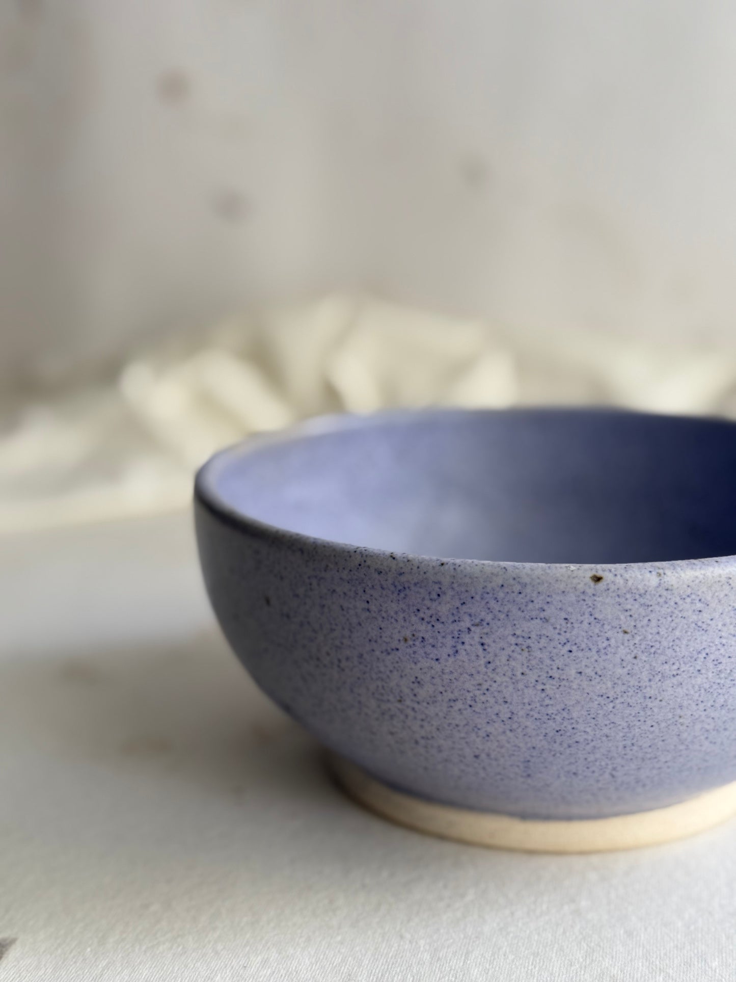 Salad Bowl- Wheel Thrown- Lilac