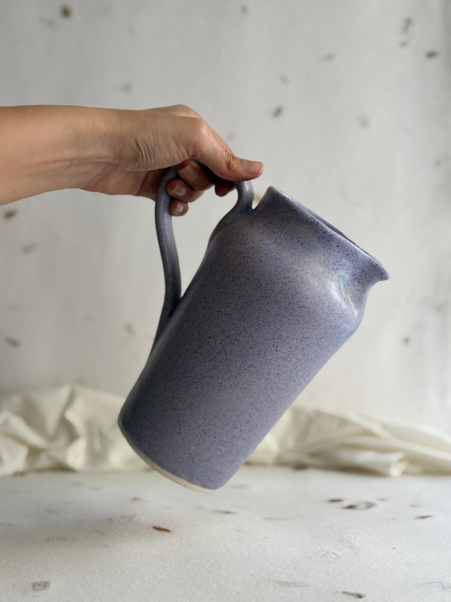 Jug- Wheel Thrown- Lilac