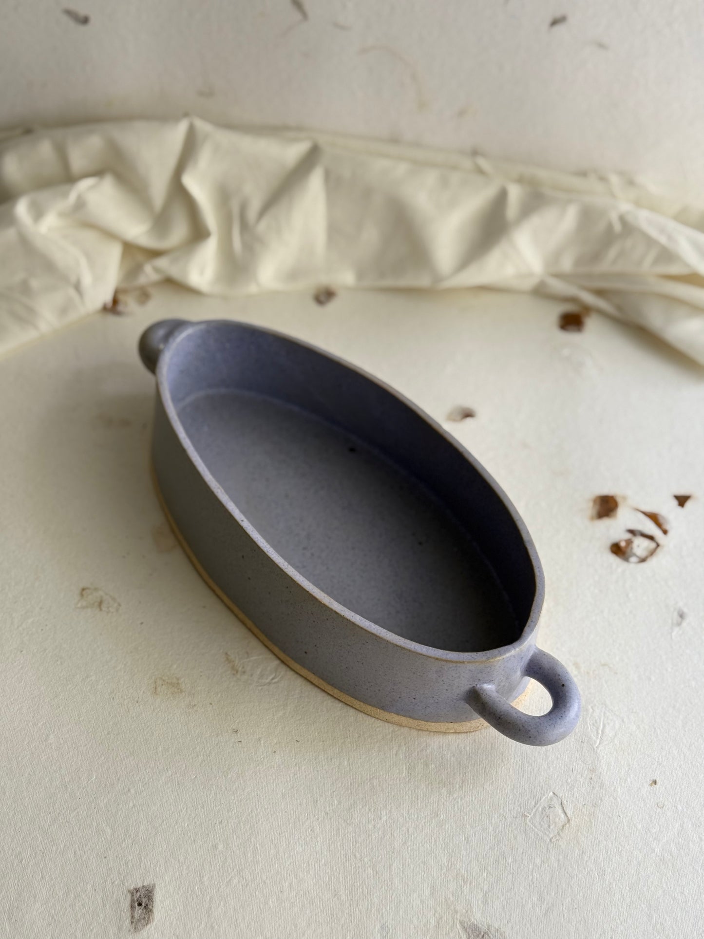 Oval Baking/Serving Dish- Handbuilt