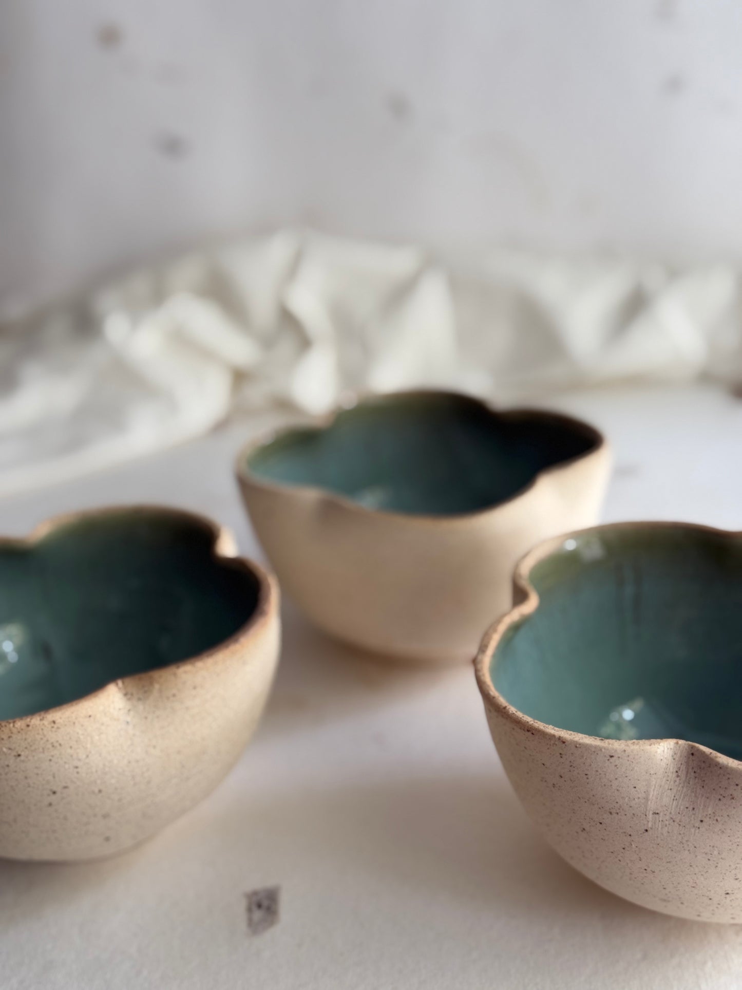 Clover Bowl- Wheel Thrown