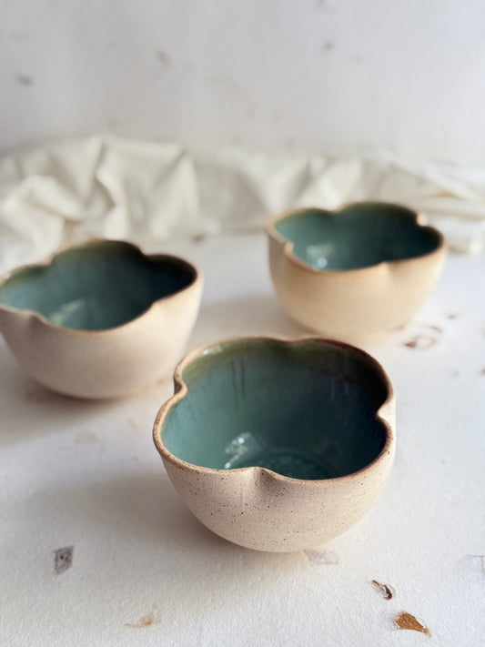 Clover Bowl- Wheel Thrown