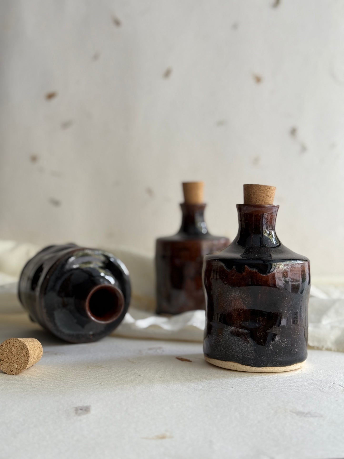 Apothecary Oil Bottle- Tenmoku