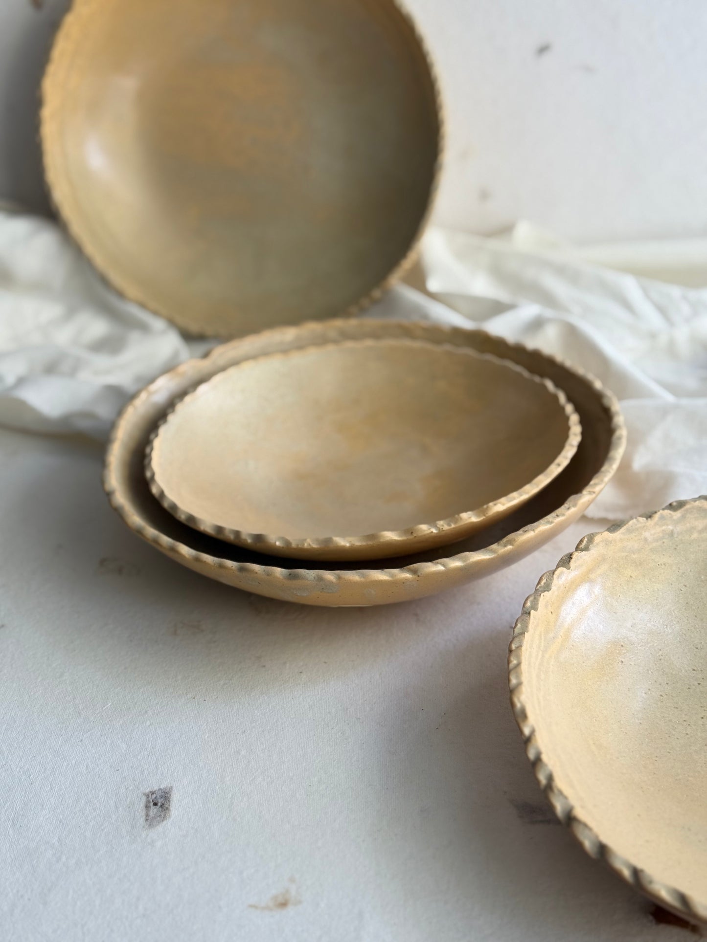 Buttercream- Dinner Bowl Plate