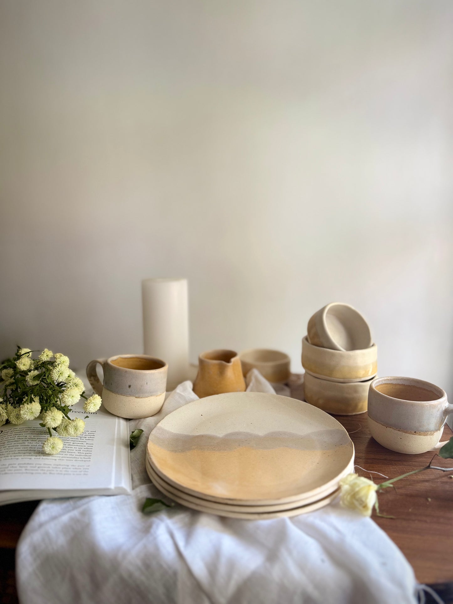 Plate- Set of 2- Honey- 8"