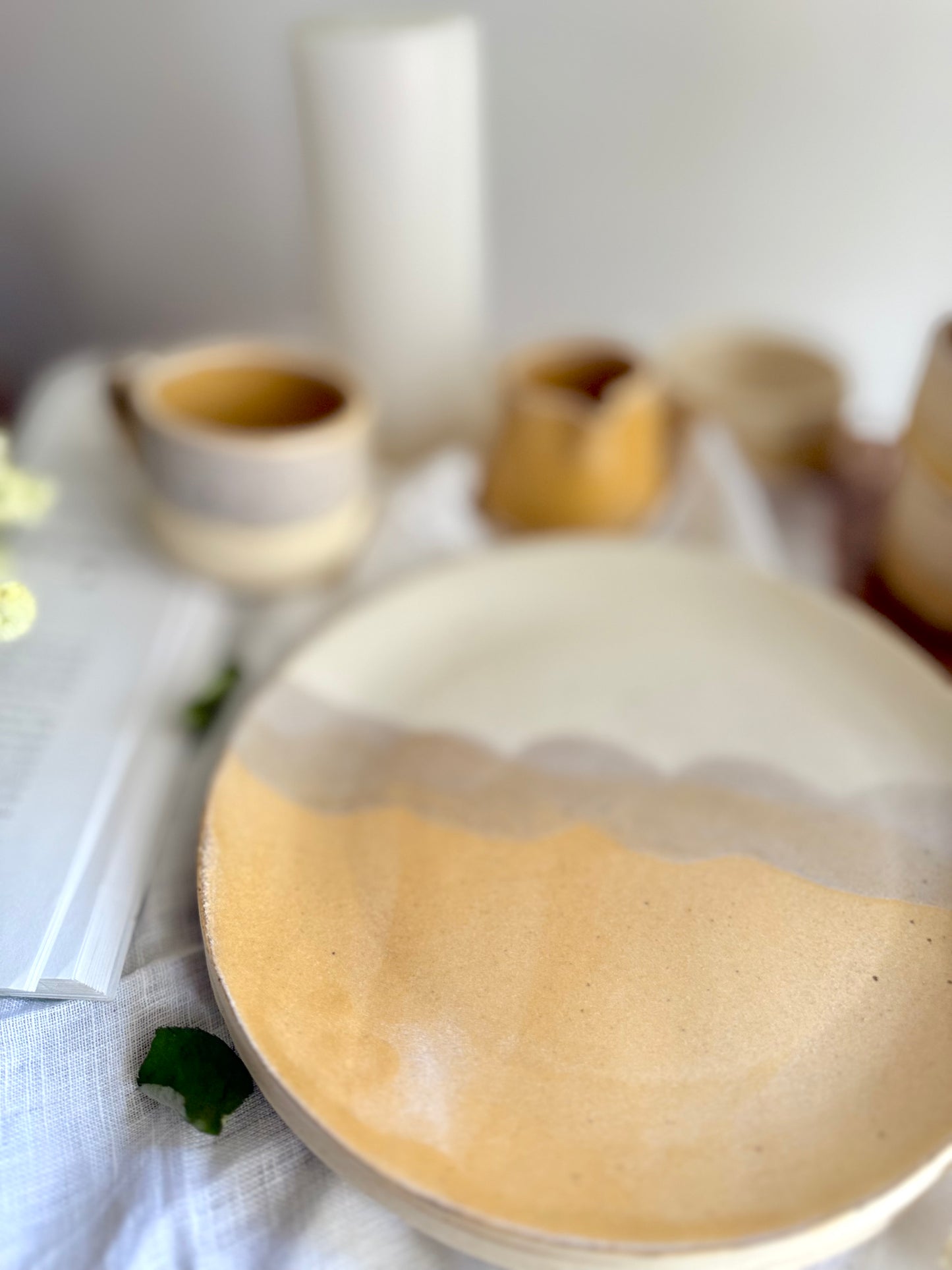 Plate- Set of 2- Honey- 8"