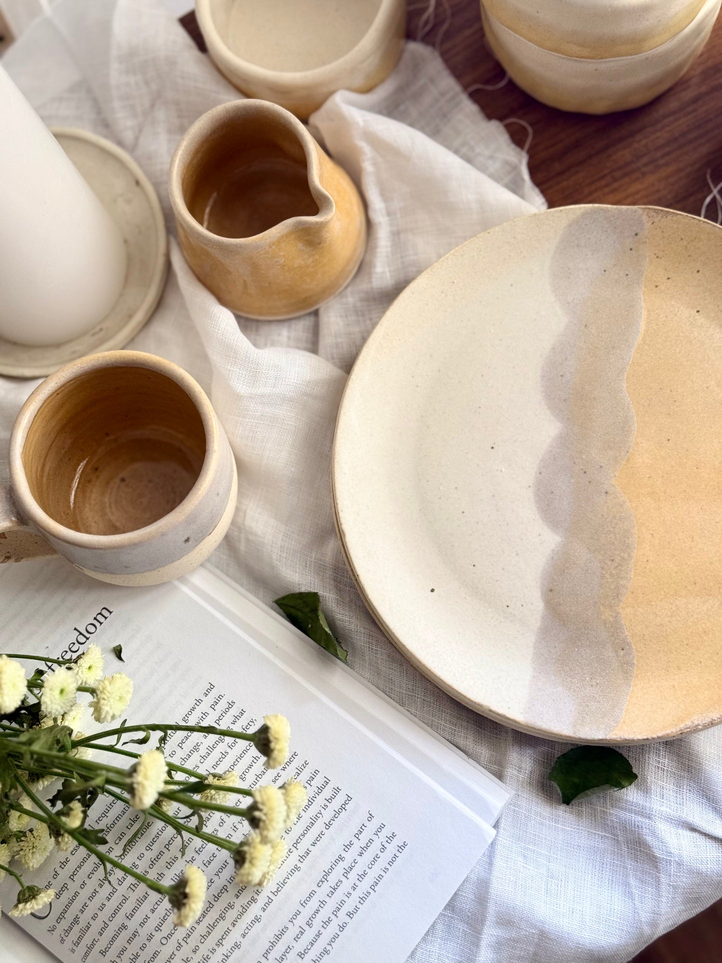 Plate- Set of 2- Honey- 8"
