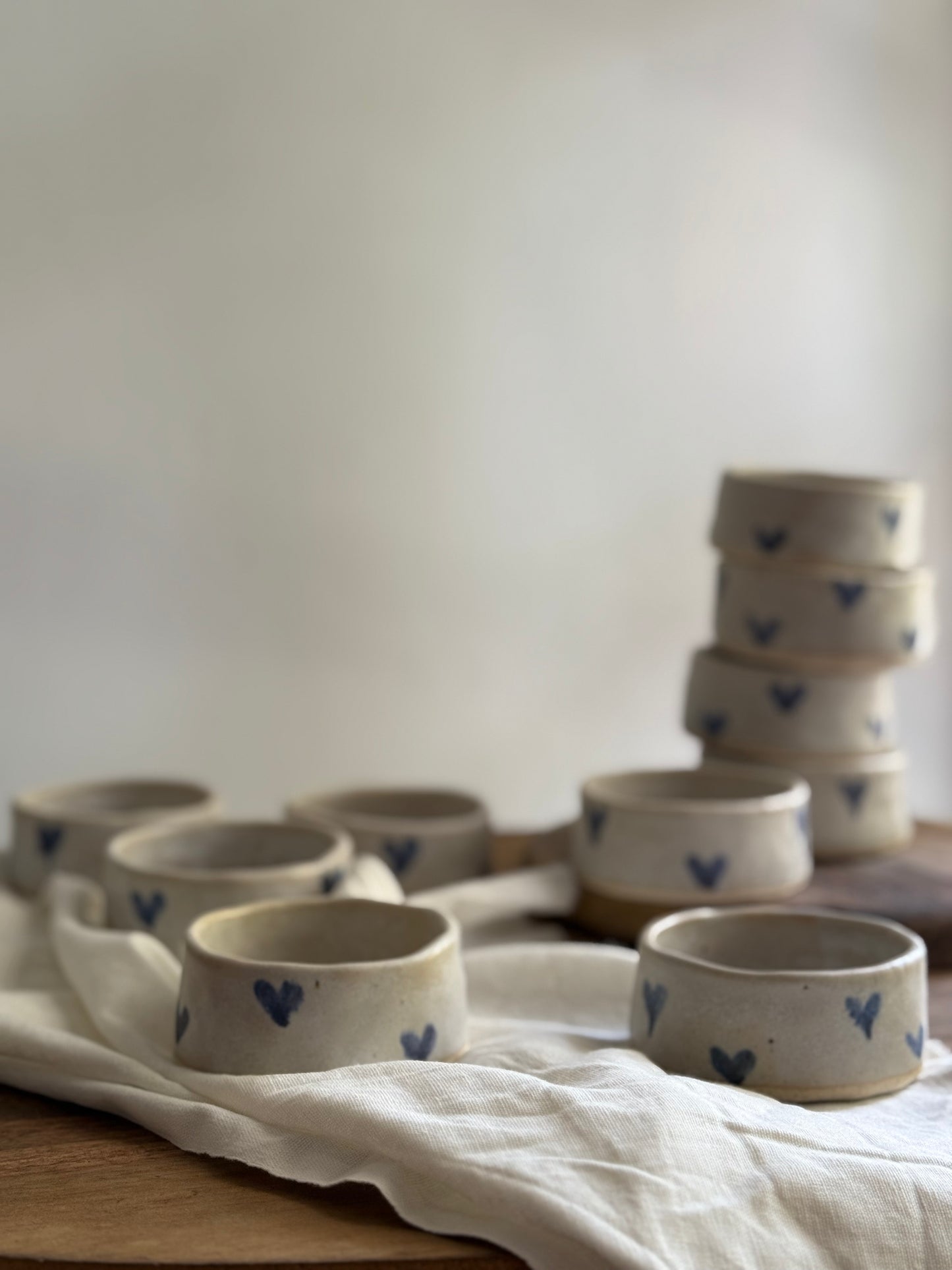 Condiments Bowl/Katori Set- Set of 2- Heart