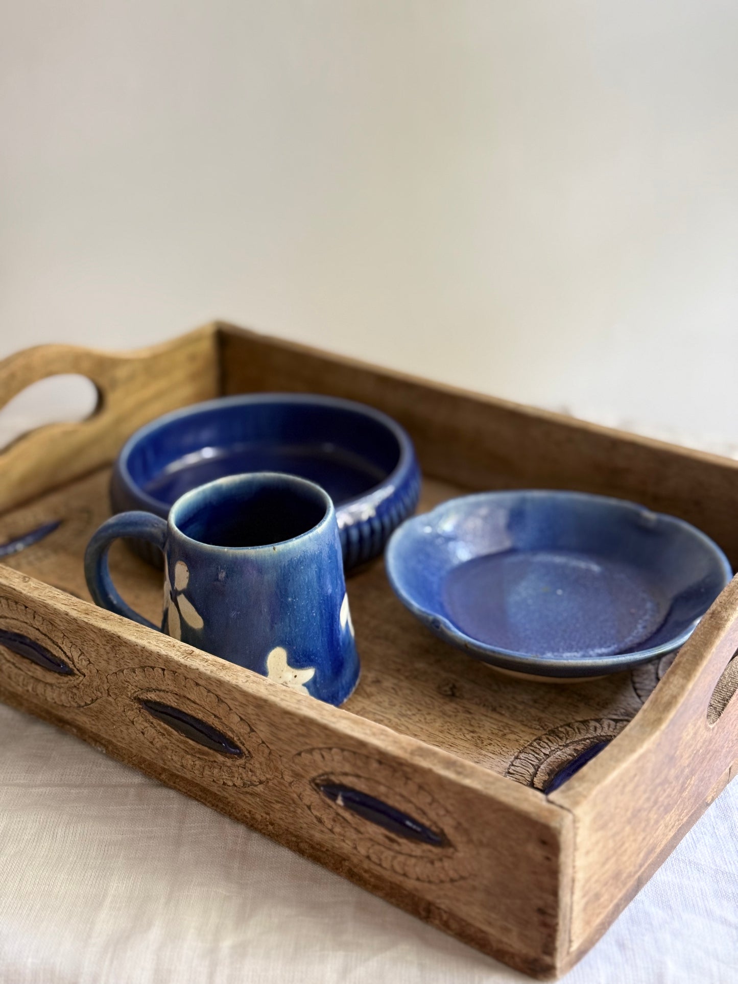 Breakfast Set- Cobalt