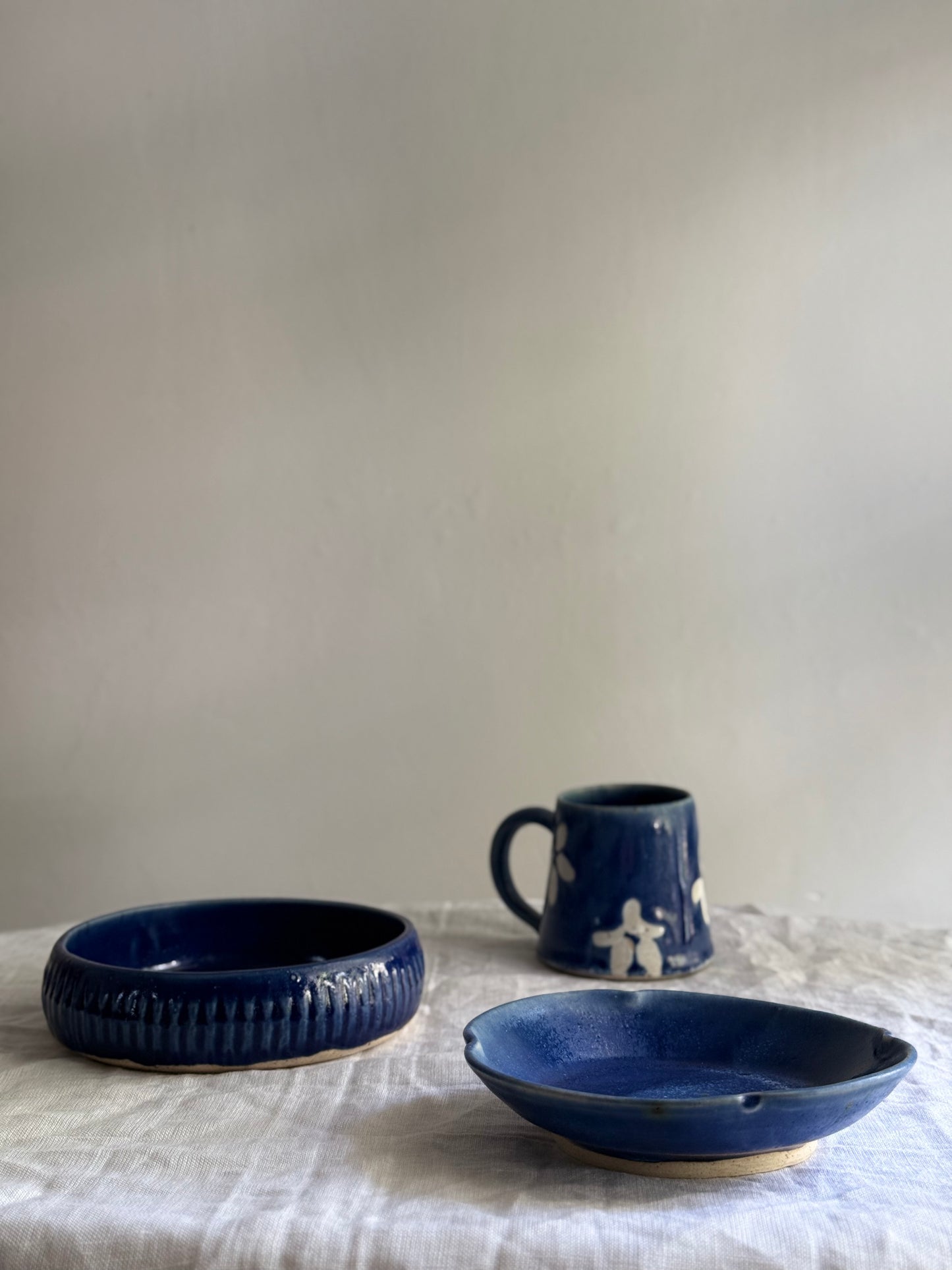 Breakfast Set- Cobalt