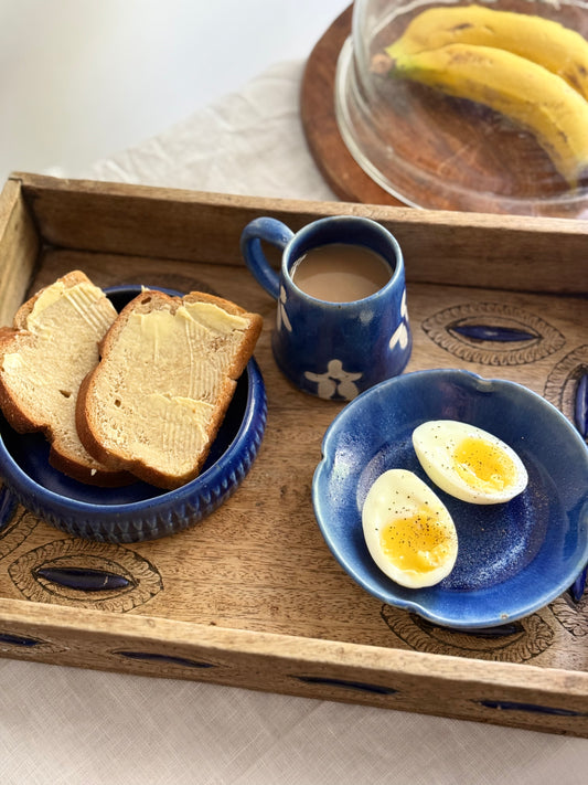 Breakfast Set- Cobalt