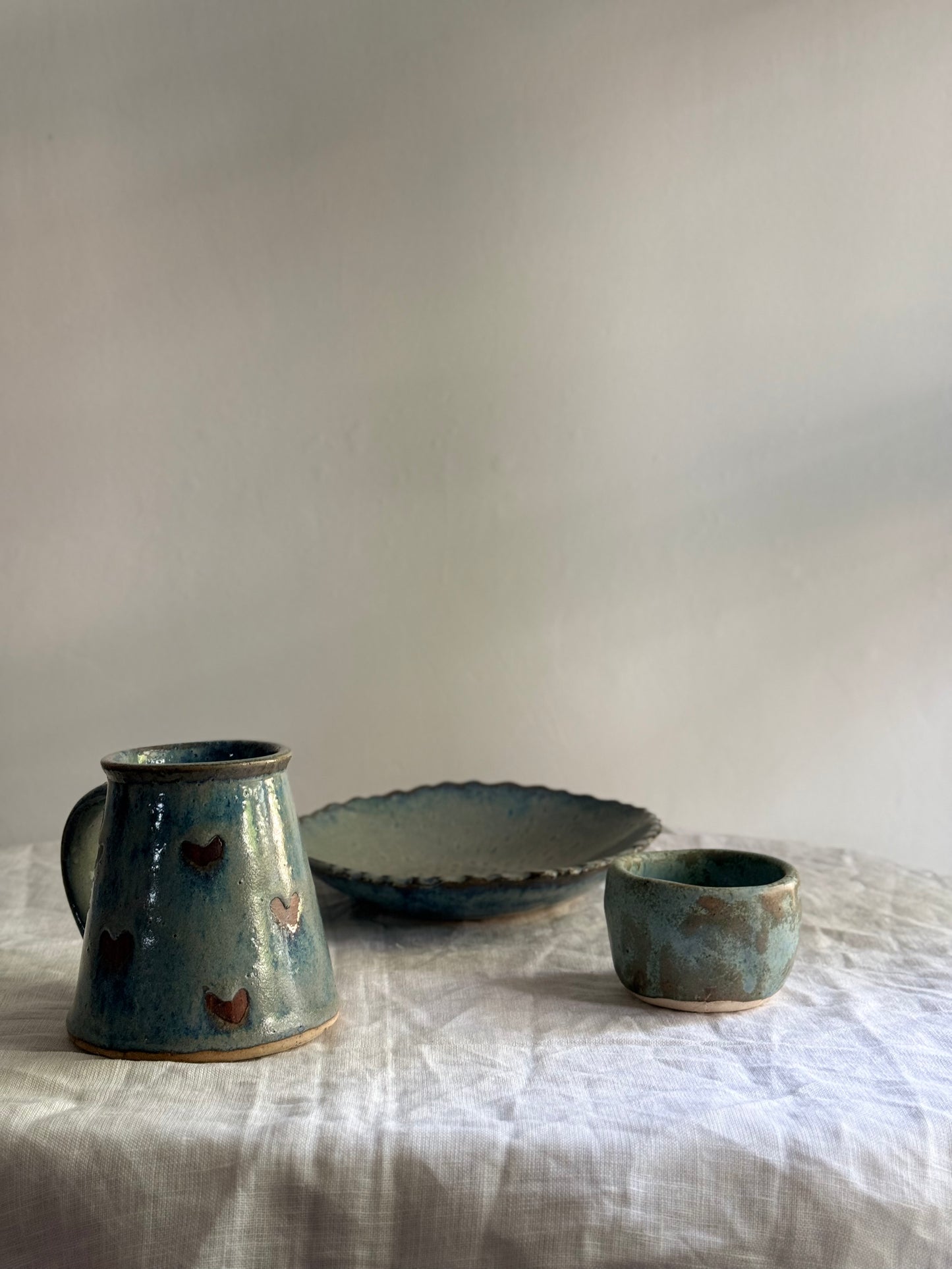 Breakfast Set- Slate Blue