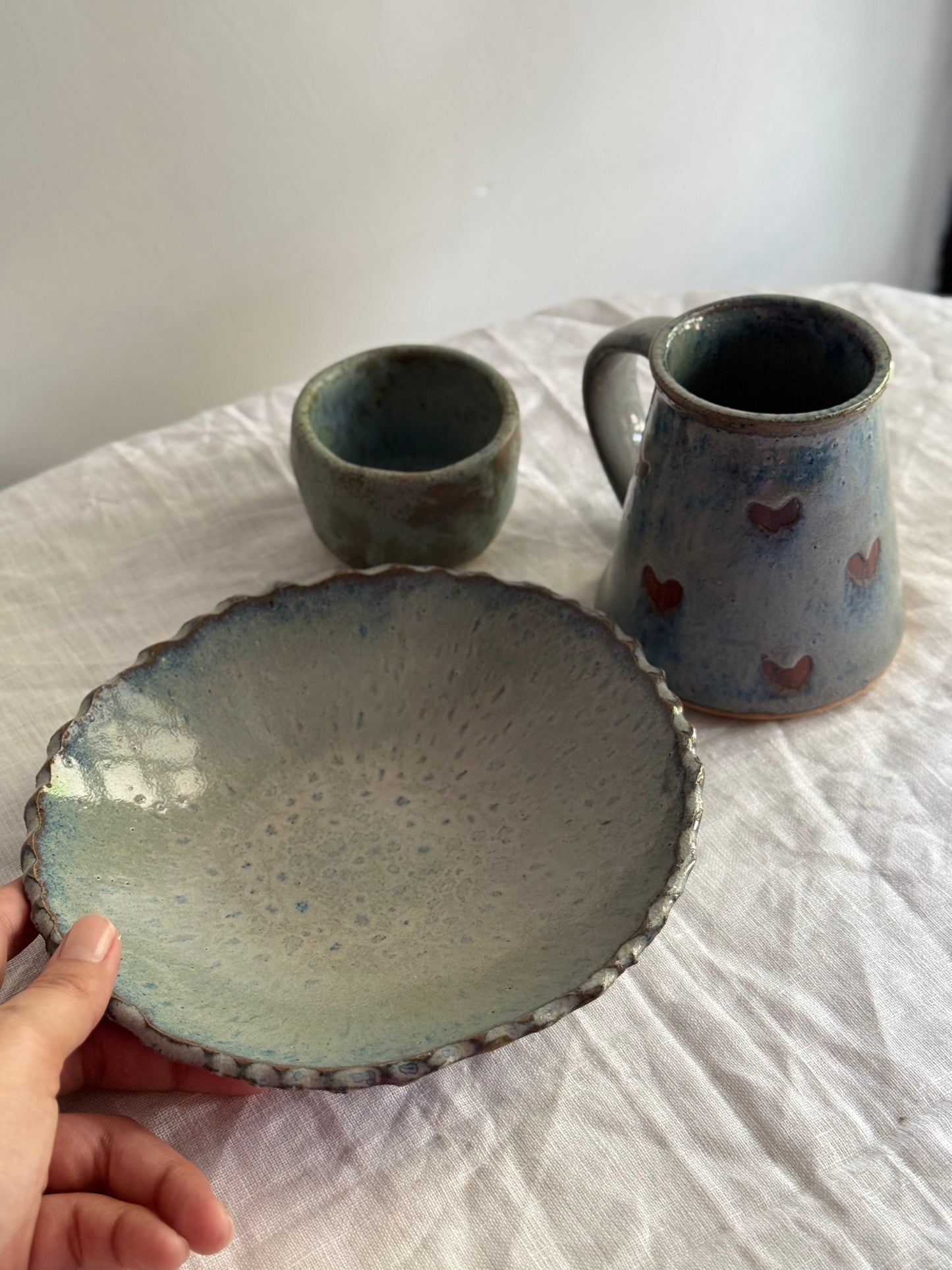 Breakfast Set- Slate Blue