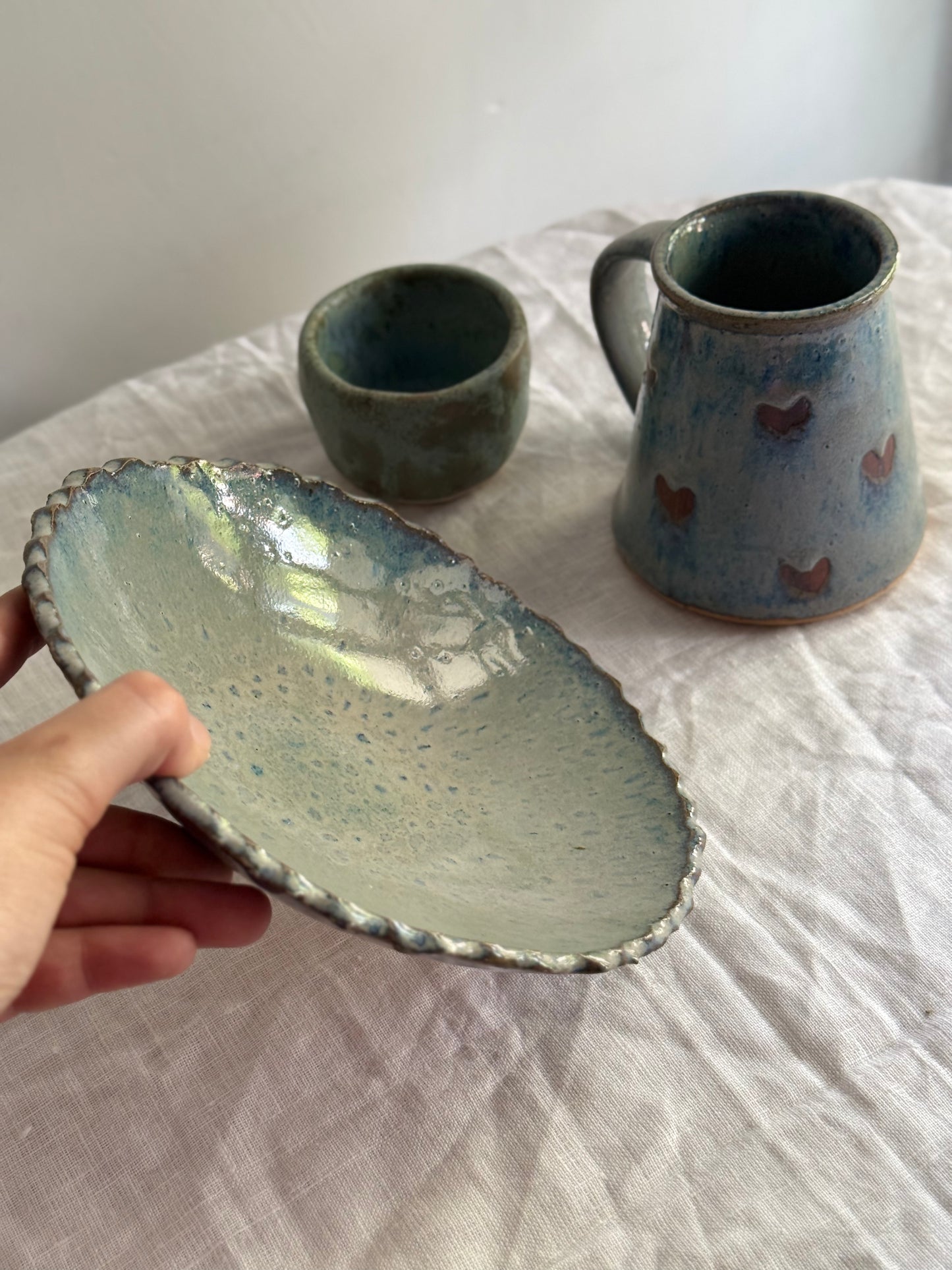 Breakfast Set- Slate Blue