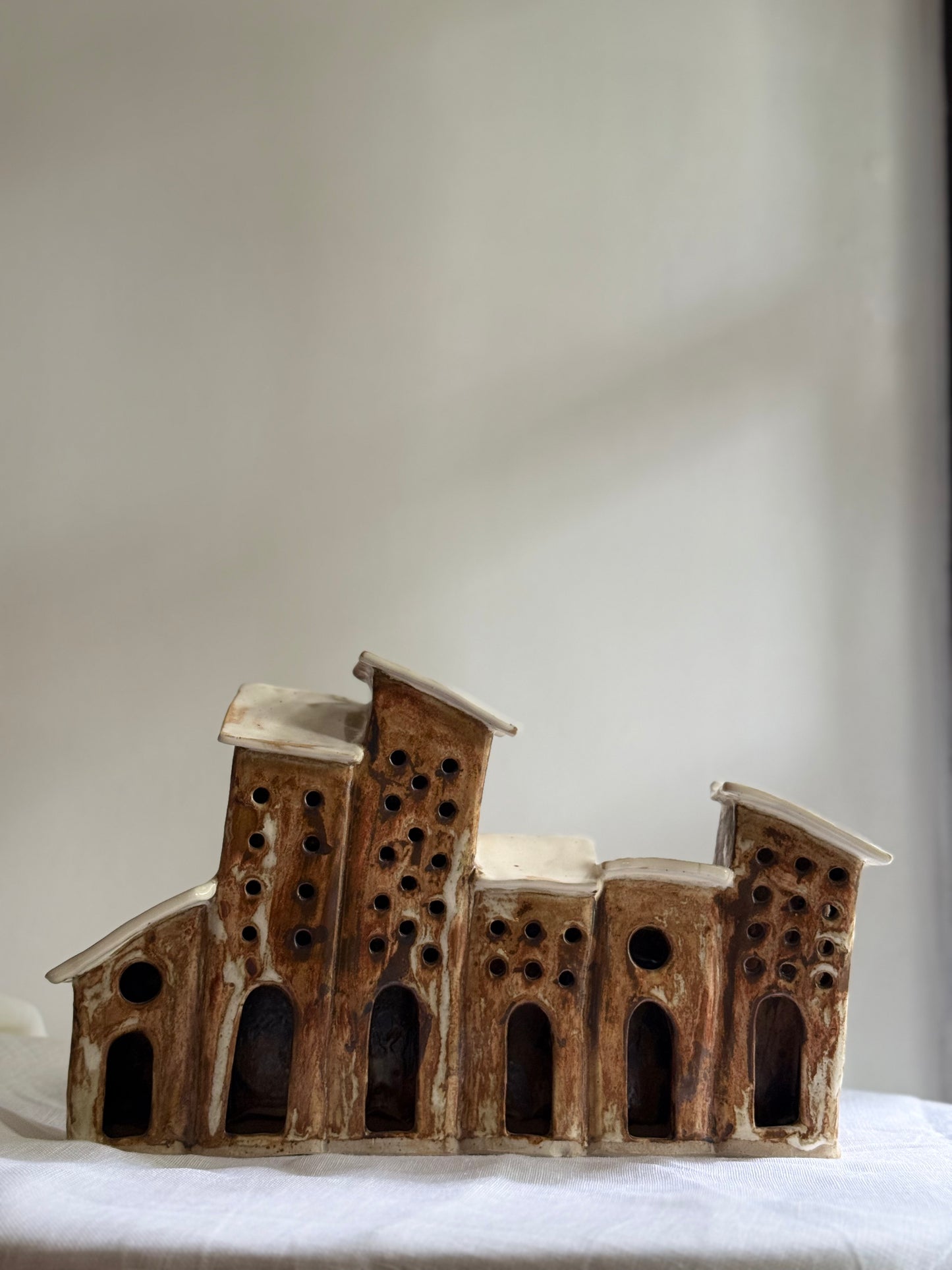 "Forgotten"- Tealight Lantern Sculpture- Showpiece