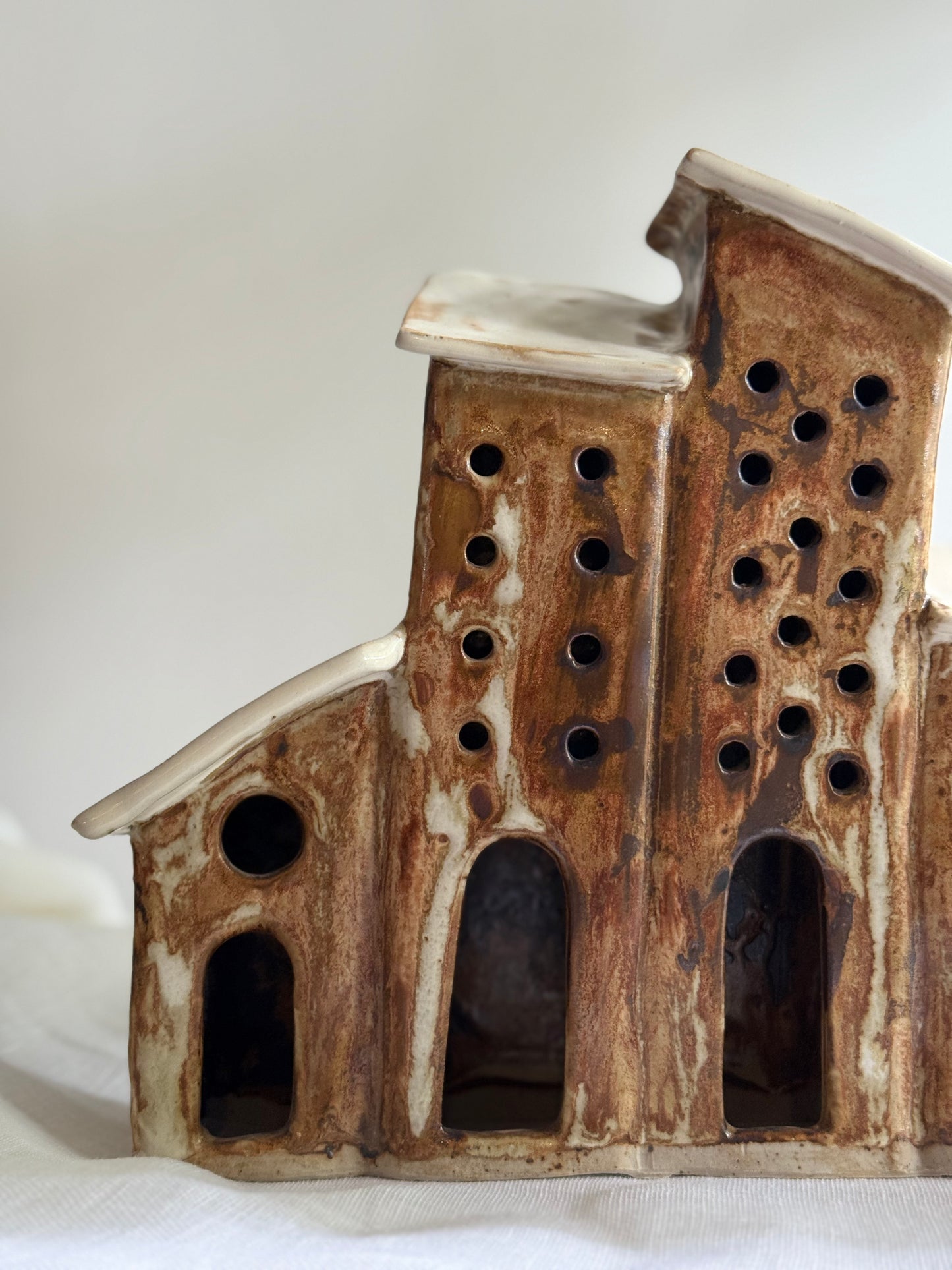 "Forgotten"- Tealight Lantern Sculpture- Showpiece