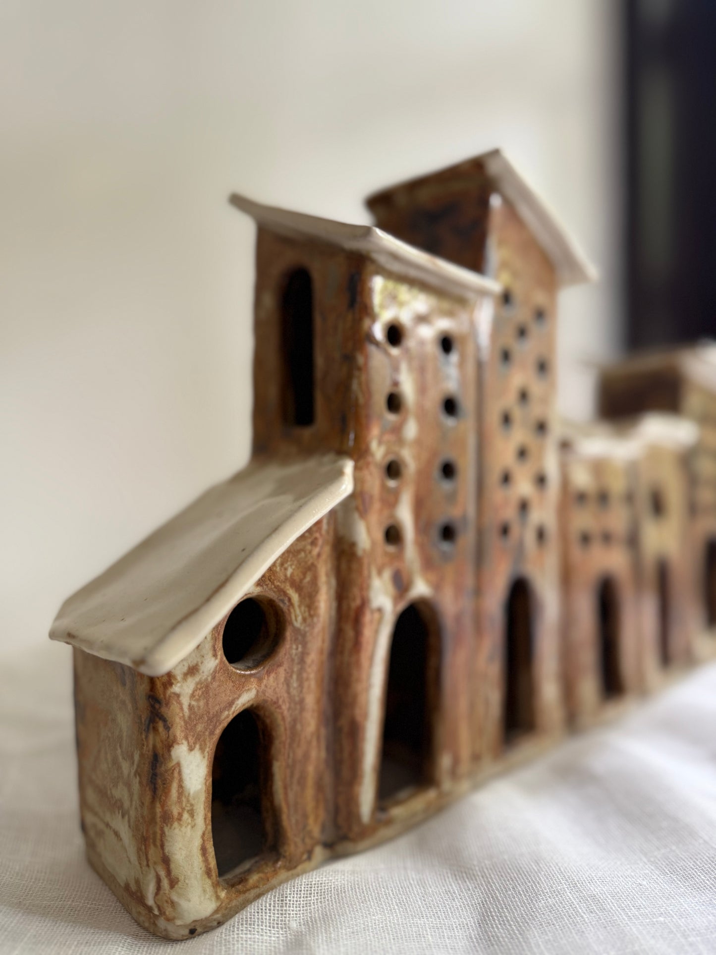 "Forgotten"- Tealight Lantern Sculpture- Showpiece
