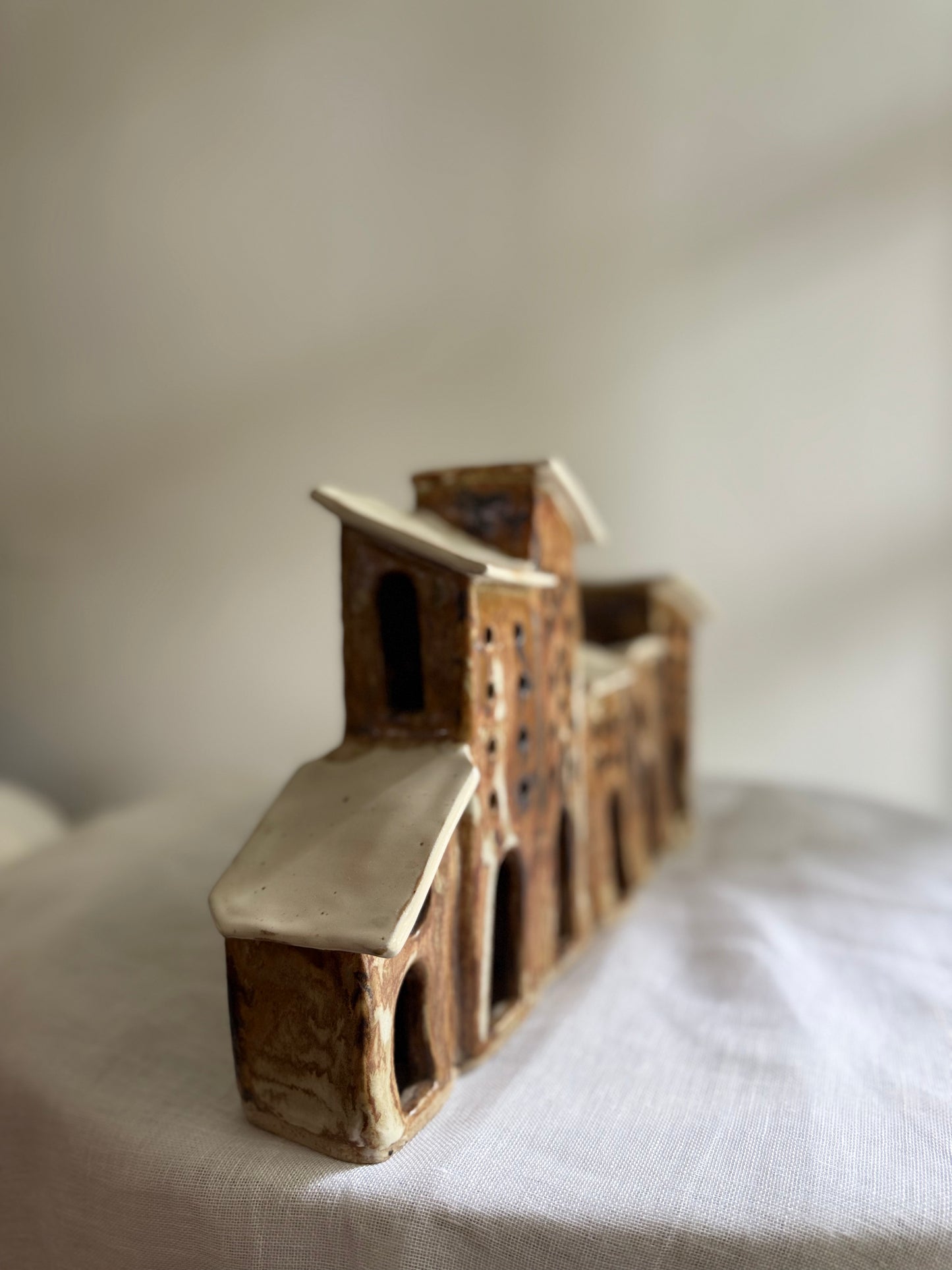 "Forgotten"- Tealight Lantern Sculpture- Showpiece