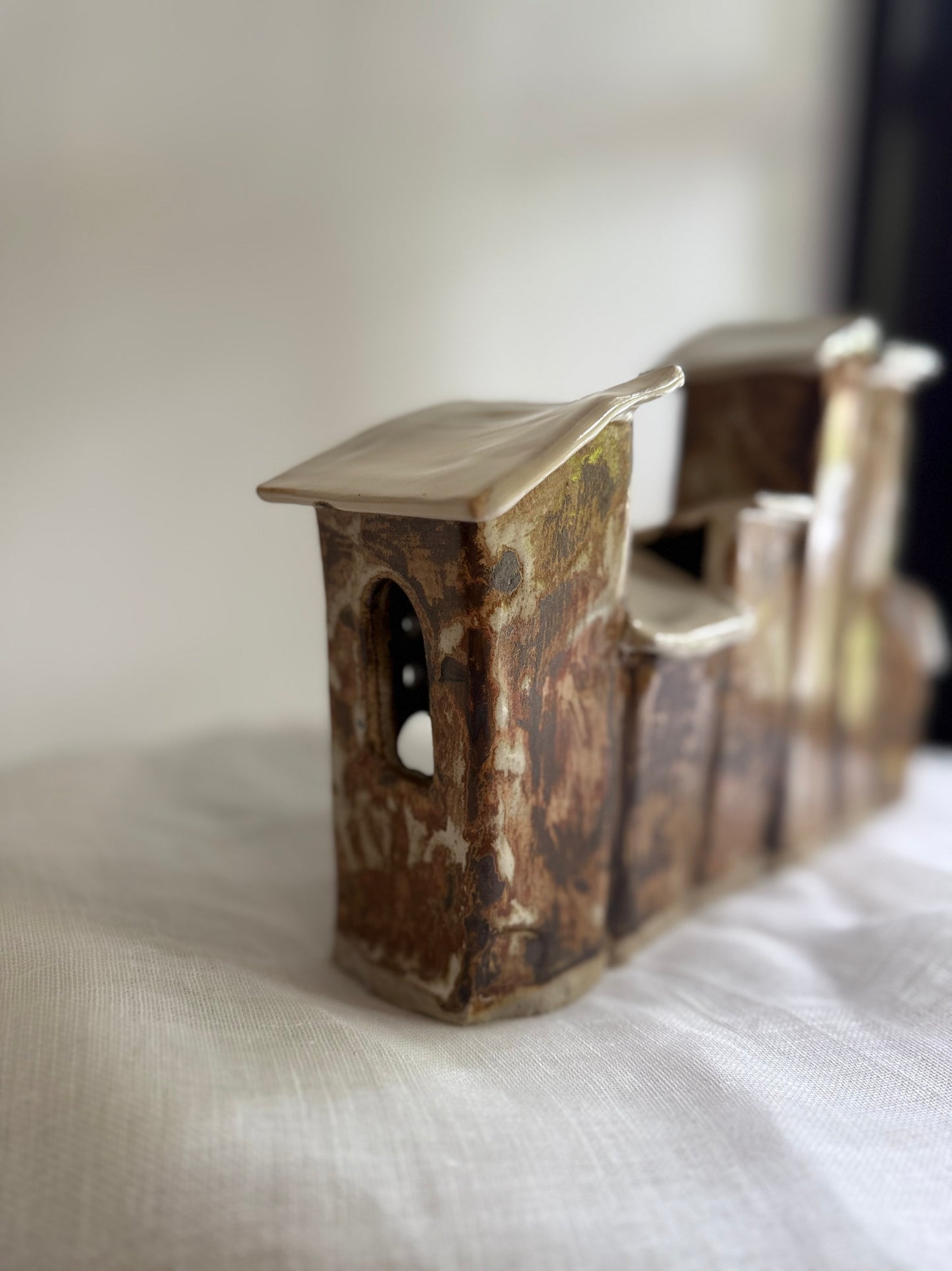 "Forgotten"- Tealight Lantern Sculpture- Showpiece