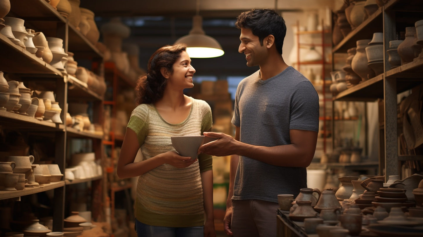 Pottery Date (for couples)/ 1.5-hour Session