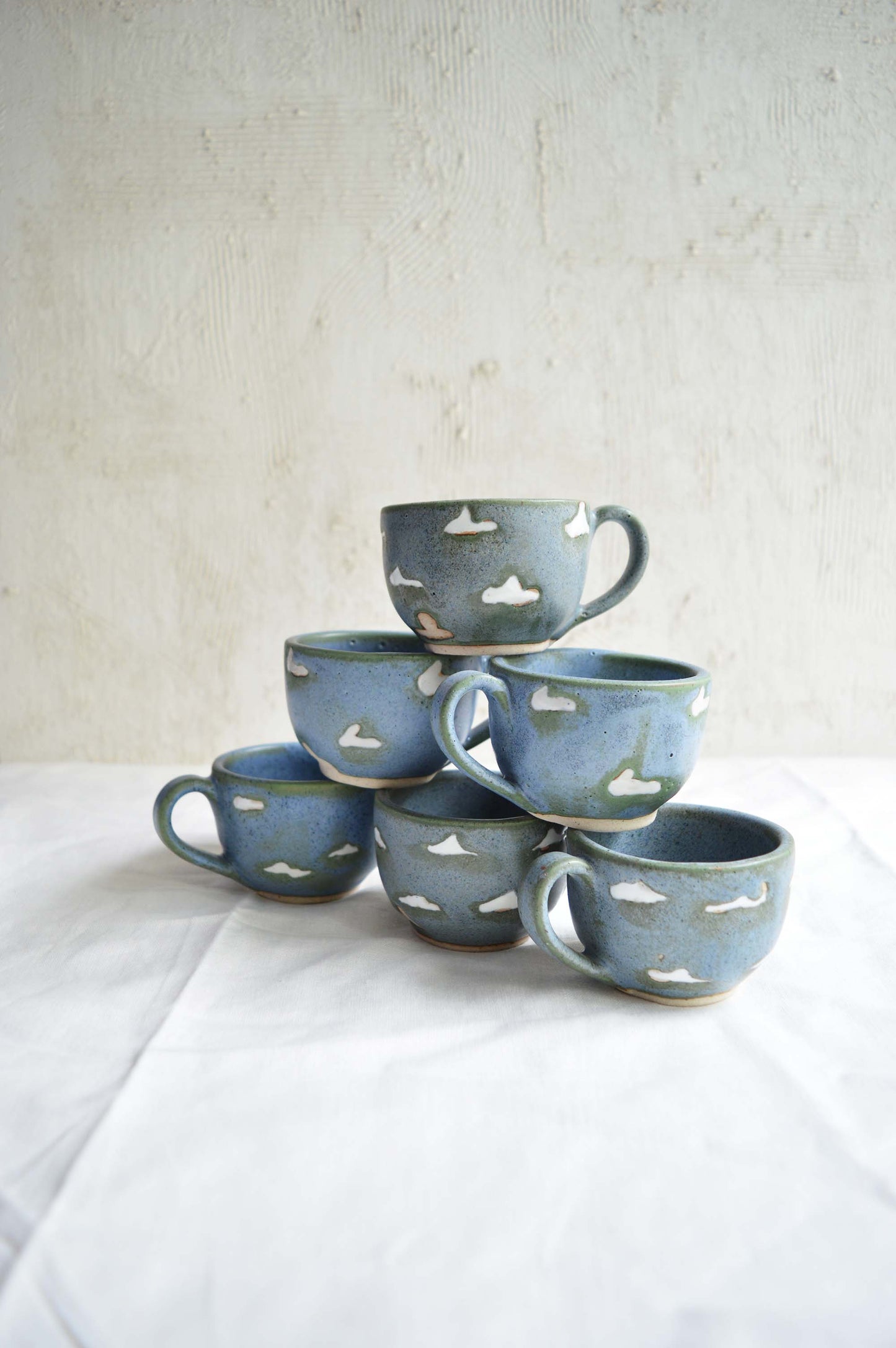 Teacup and Saucer- Cloud 9- Set of 4