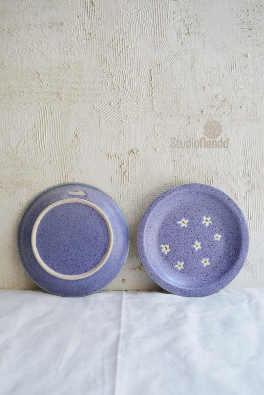 Quarter Plate 7.5"- Daisy- Set of 2