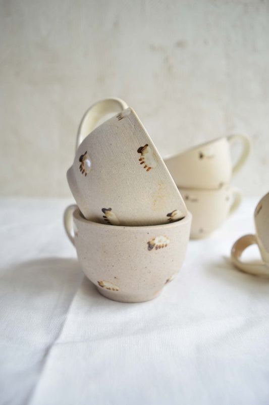 Teacups- Counting Sheep- Set of 4