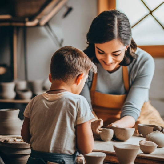 Parent and Child Pottery Class/ Family Sessions