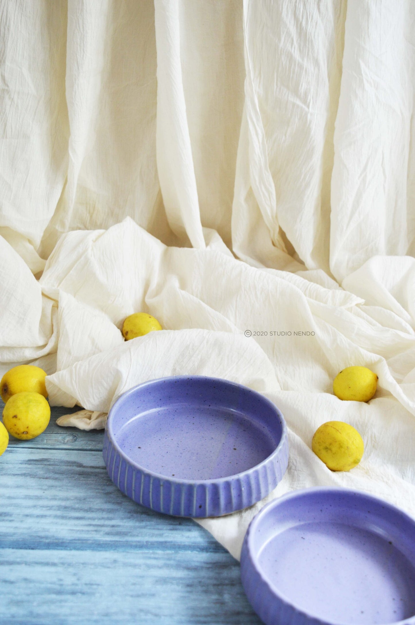 FLUTED BREAKFAST BOWL- LILAC