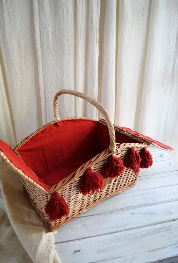 Picnic Basket- Scarlet