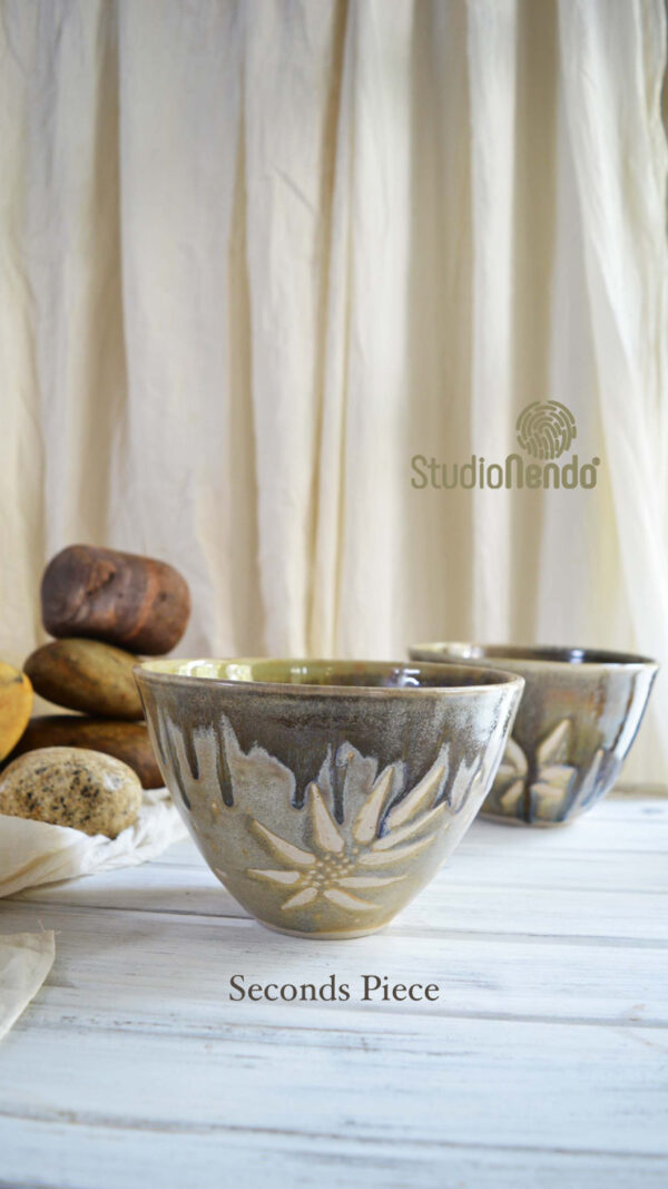 DEEP SERVING BOWL- LARGE- LAVA- SECONDS