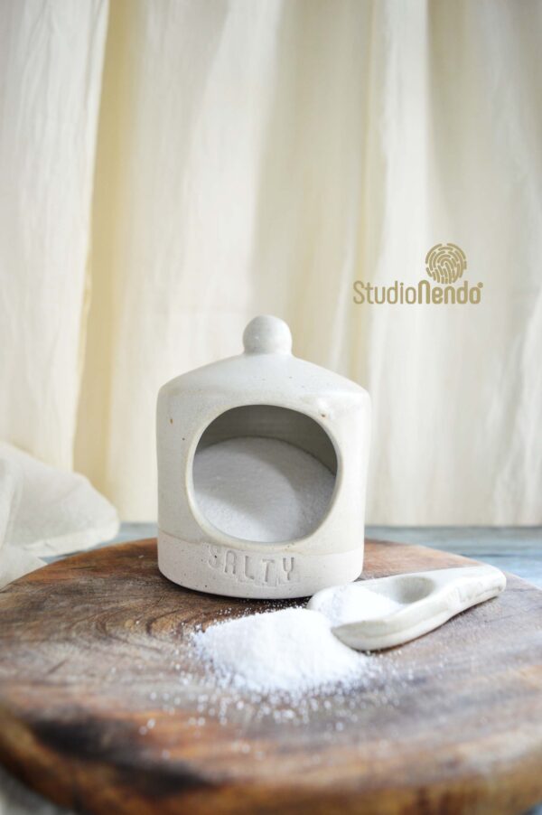 SALT CELLAR- OATMEAL