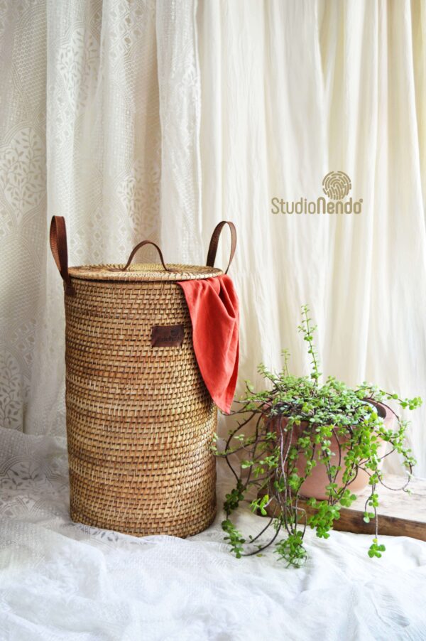 Cane Laundry Basket