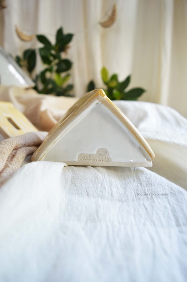 TEA LIGHT HOUSING SOCIETY-PART IV- SMALL- TEXTURED COBALT