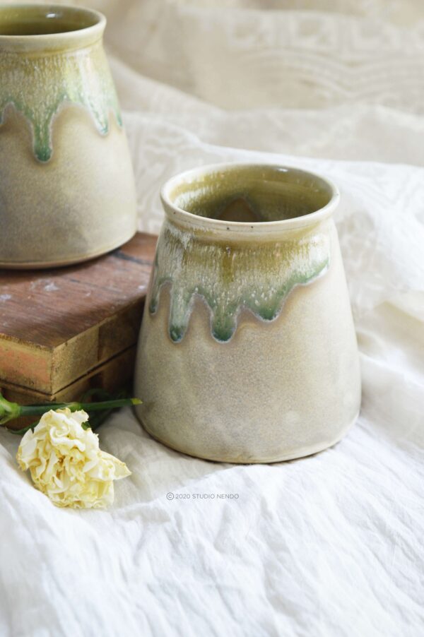 MUGS- SET OF 2- DUAL GLAZED