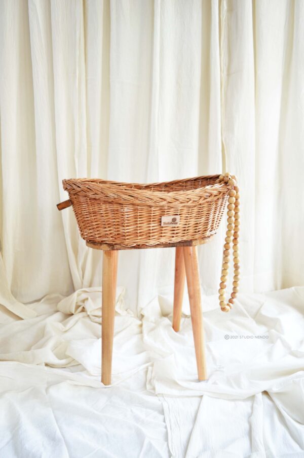 Willow Standing Laundry Basket