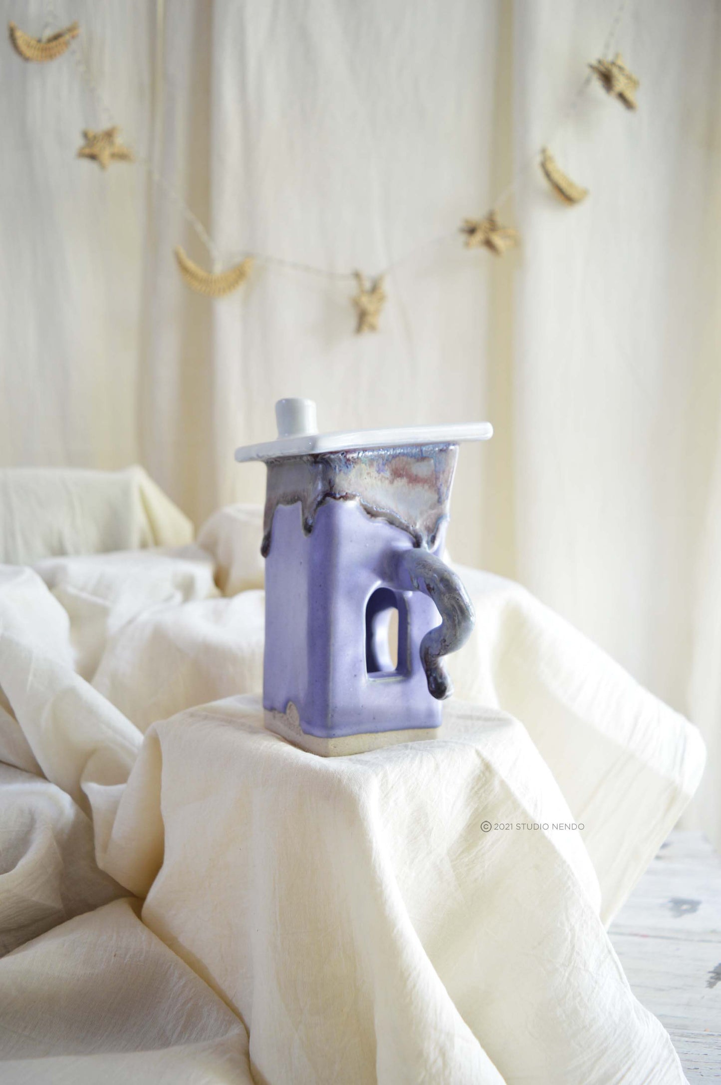 "THEO"- MONSTER TEALIGHT HOUSE