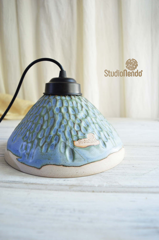 Handmade Ceramic Pendant Light-Shroom #1-Made to Order